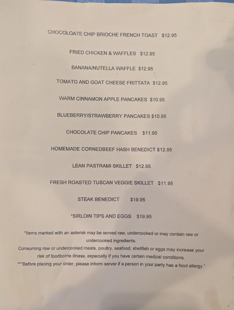 Henry's Menu image 1